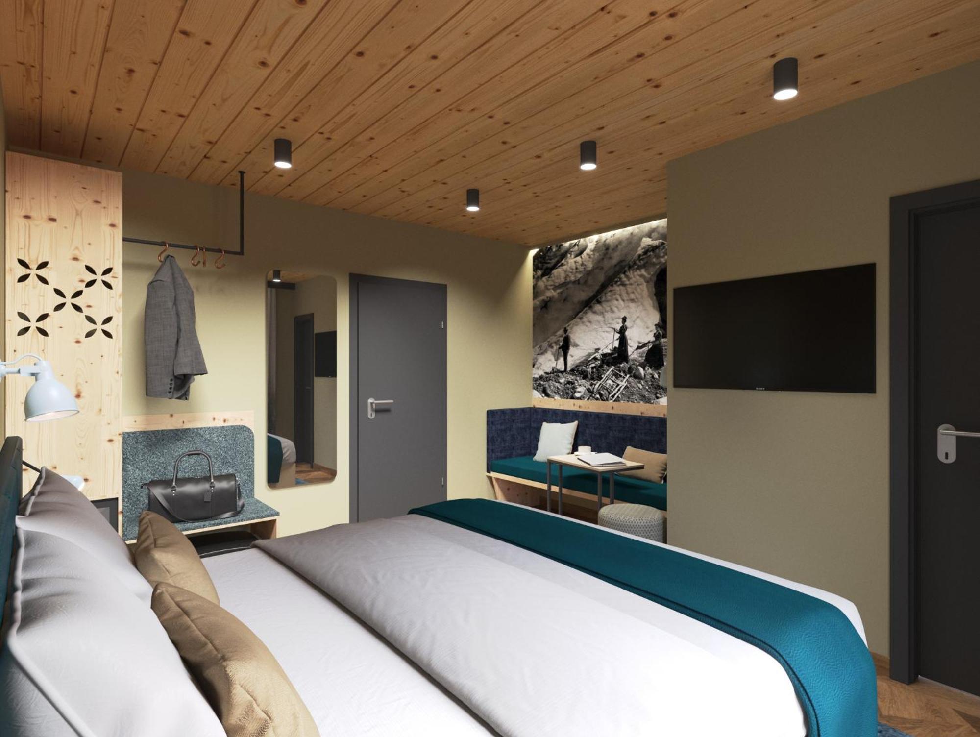 Chambre Double Économique avec Balcon - Vue sur Village